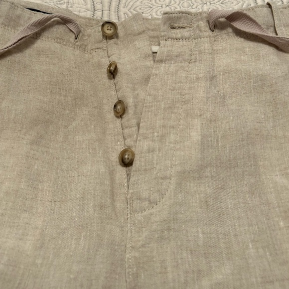 Perry Ellis Men’s Drawstring Linen Pant - 40” - Picture 7 of 10